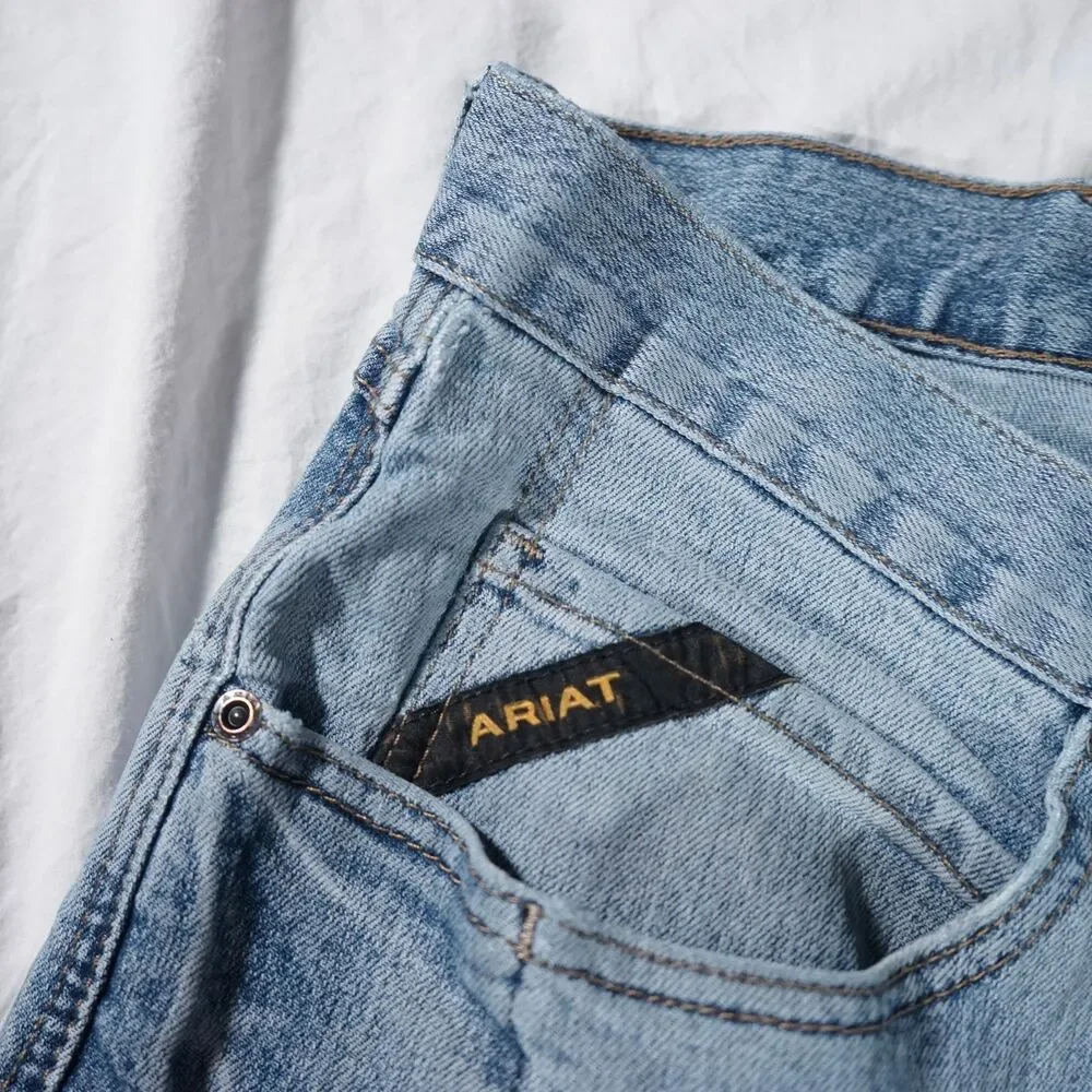 Ariat Rebar M4 Relaxed Boot Cut Jeans 38x34 See Photos